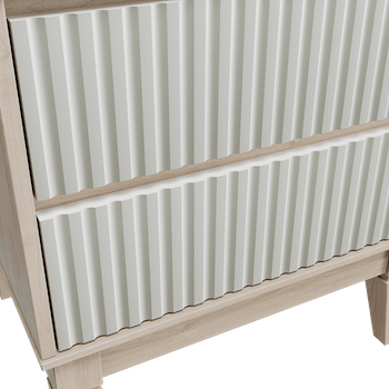 Витрина Адель - 2, ель/белый